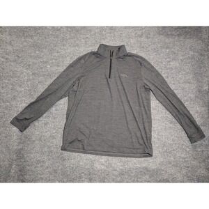 Callaway Men's 1/4 Zip Gray Long Sleeve Shirt Size XL